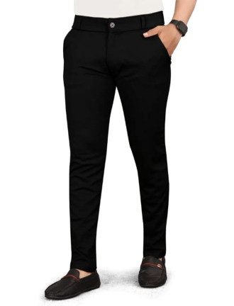 Black 2 Way Strachable Trouser