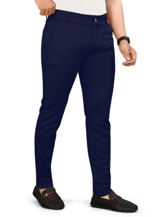 Navyblue 2 Way Strachable Trouser