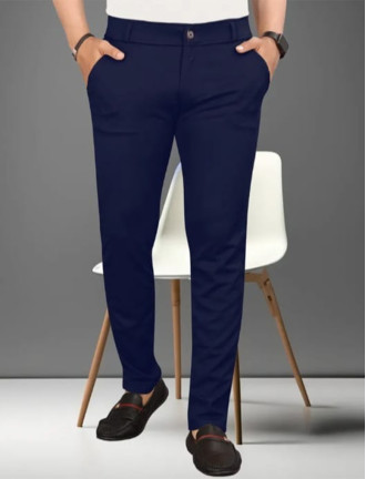 Navyblue 2 Way Strachable Trouser